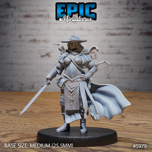 Miniature half orc - d&d,