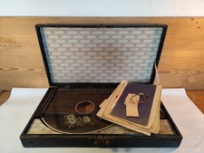 Weber Dresden Reform Konzert Zither Konzertzither Koffer Noten Edelweiß Blume