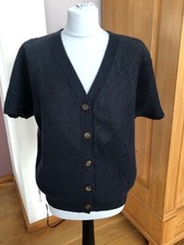 NEU o. E. Brunello Cucinelli Cardigan 100% Kaschmir m.Monilis, Blau