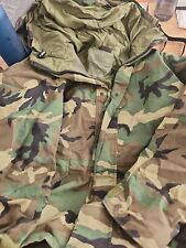 US ARMY,  Woodland Camouflage, Goretex Cold Weather, Parka, Large Long, ECWCS