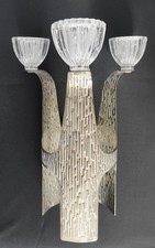  WMF Kerzenleuchter 3 armig E.P. Brass Germany - Rarität