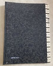 Pultordner Vorordner Leitz 5824, A-Z, 24 Fächer, Hartpappe, schwarz