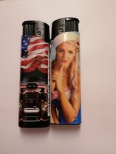 Feuerzeug 2er Set American Retro Girls (12)