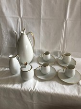 Hutschenreuther Espresso Mokka Service Prinzess Krone 50er Jahre Hans Achtziger