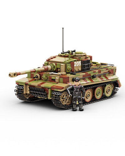 Buildarmy ww2 german tiger e - german, 1