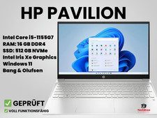 Notebook HP Pavilion i5-1155G7 16GB 512GB-NVMe 15,6"-Display IPS-FHD Win 11 Home