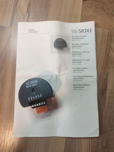 Siedle bvvu 650 bus video - siedle,