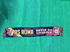Schal Bufanda Scarf Offiziell As Roma Bayer Leverkusen Ultras Scialle Match