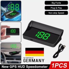 Universal Auto GPS HUD Digital Tachometer KMH Head Up Display Große Schrift DE