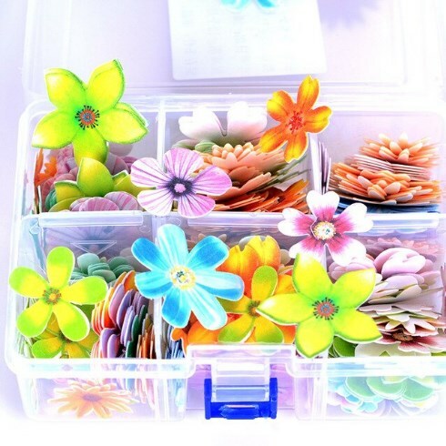 100 essbare blumen esspapier - essbare,