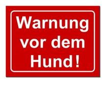 Warnung v. Hund-Schild-20x15