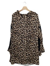 MILANO Schlauchkleid Damen Kleid Gr. DE 36 schwarz-wollweiß Casual-Look