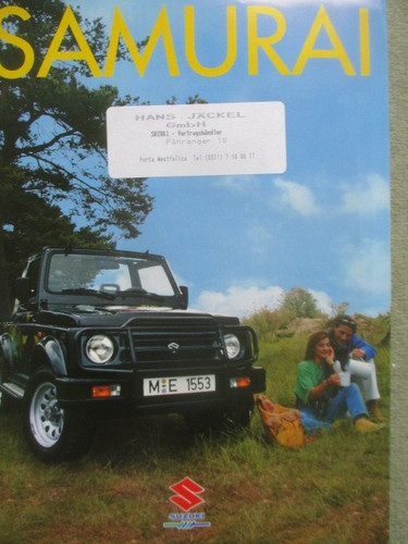 Suzuki samurai prospekt - samurai,