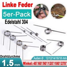 Schenkelfeder d 1,5mm Øa