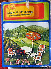 Gartenmöbel für Barbiepuppen, 70er Jahre, in OVP Trifels