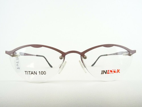 Braune titanbrille - braune,