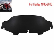 Schwarz 6" Welle Windschutzscheibe für Harley Street Glide FLHTC FLHX 1996-2013