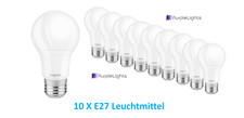 10X LED Glühbirne Birnenform