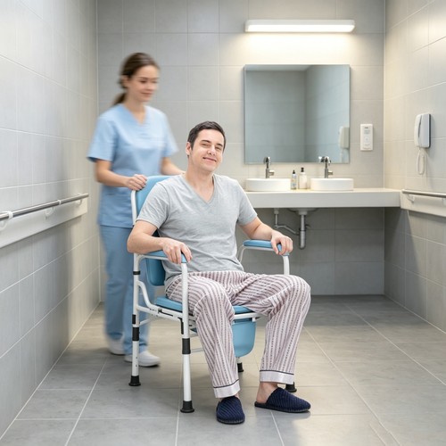 Mobiler nachtstuhl alu - mobiler,