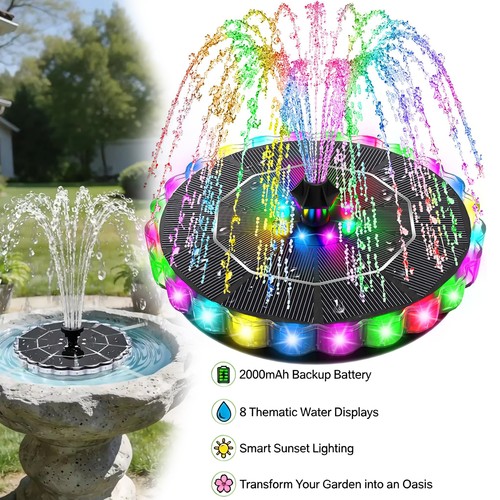Schwimmender springbrunnen - schwimmender,