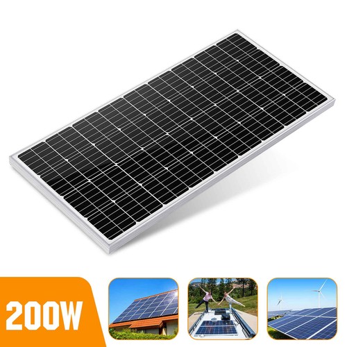200w monokristallin solarpanel - monokristallin,