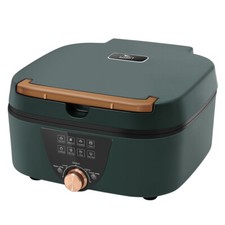 1800W Hot pot Grill mit Grillrost Topf Fritteusen Ofen Pfannen BBQ Elektrisch