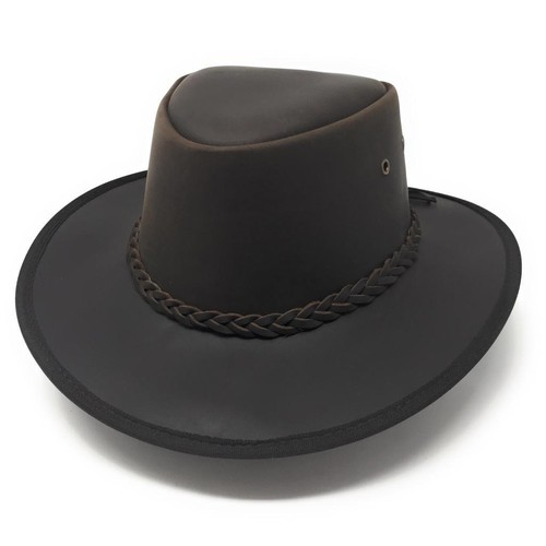 Leder buschhut aussie - buschhut,