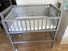 FabiMax Beistellbett Grau