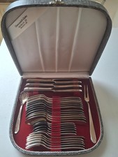 WMF 90 Besteckset  im Originalkasten, versilbert, Vintage, Art Déco