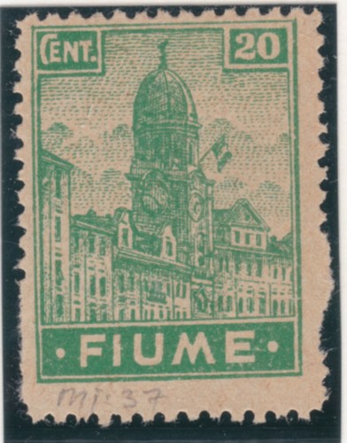 Fiume 1919 michel - fiume, nr.