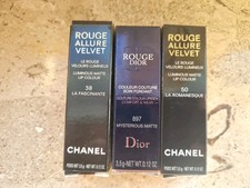 Verpackungen Lippenstifte DIOR und Chanel 