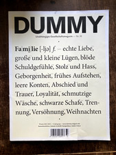 Dummy Heft 33 Familie Magazin Gesellschaftsmagazin Zeitschrift AUSVERKAUFT