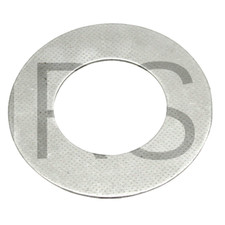 Sicherungsblech für Hinterachswelle ZF A 210 II am Güldner G 40 G 45