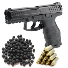 SET T4E Home Defense Heckler&Koch SFP9 BLK Cal .43 Rubberball CO2 >0,5 Joule