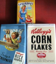 Retro Blechdosen Grießbrei+Corn flakes Nostalgie Dosen Deko Aufbewahrung Küche