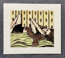 Original Linolschnitt Druck