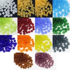 20g Rocailles 4mm Perlen Transparent matt 6/0 Glasperlen Farbauswahl