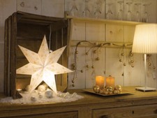 45cm Weihnachtsstern Weiß