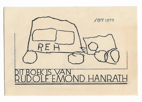 Ruud emond hanrath - ruud, exlibris