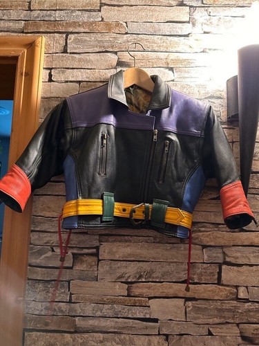 Kinder leder jacke