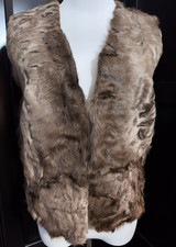 Damen echtes Pelz Weste Gr. S