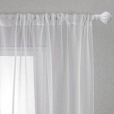 Weiße Gardinen Transparent