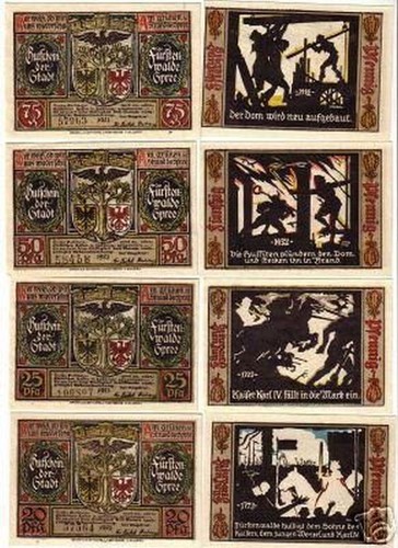 Banknoten notgeld stadt - 12,