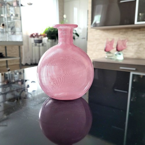 Rosefarbenes vase mezza - vase, „mezza