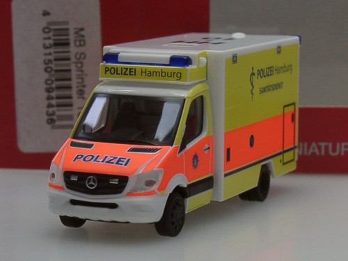 Herpa mercedes sprinter - mercedes, rtw