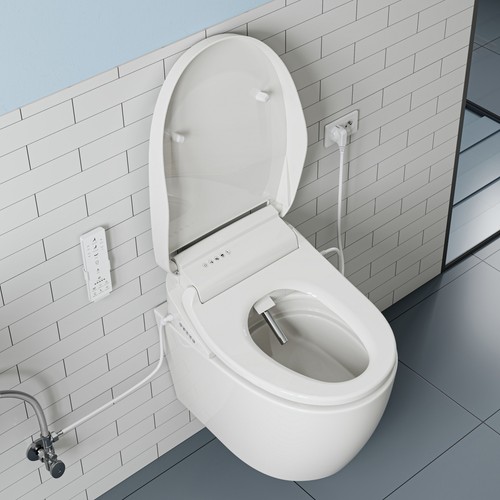 Hänge mit dusch - wc,