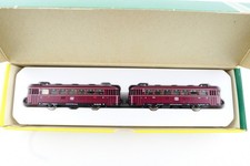 Minitrix 2980 Schienenbus VT 98 der DB mit Beiwagen, altrot, Rarität OVP, (E201)