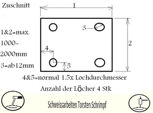 Kopfplatte stahlplatte - kopfplatte,