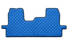 Blue Quilted Eco Leather Floor