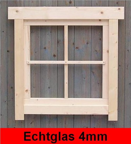 Gartenhausfenster 60x60cm mit